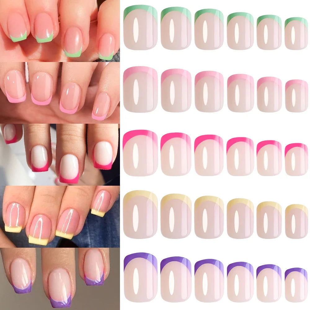 Chic Glossy Press-On Nails