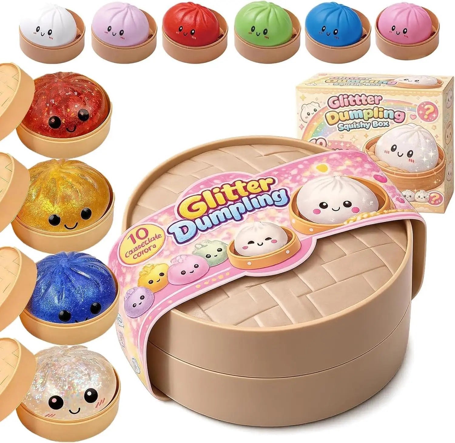 Mystery Glitter Squishy Box