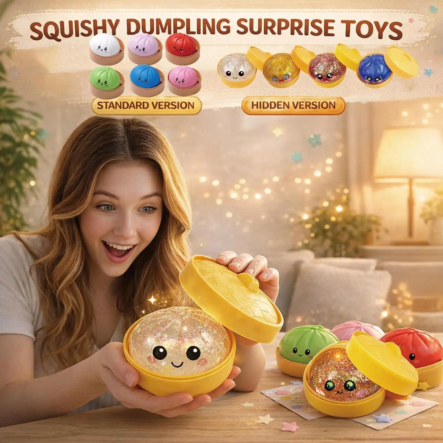Mystery Glitter Squishy Box