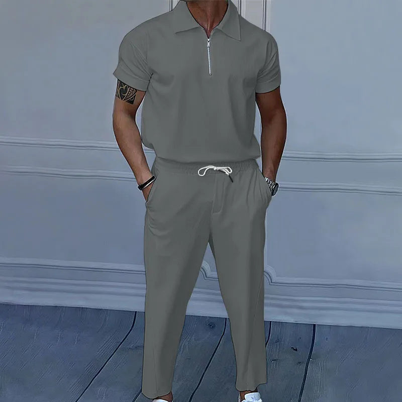 Stylish Men's Short Sleeve Suit
