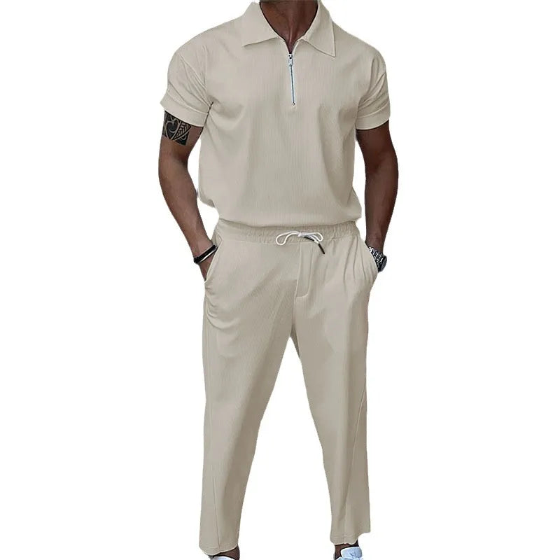 Stylish Men's Short Sleeve Suit