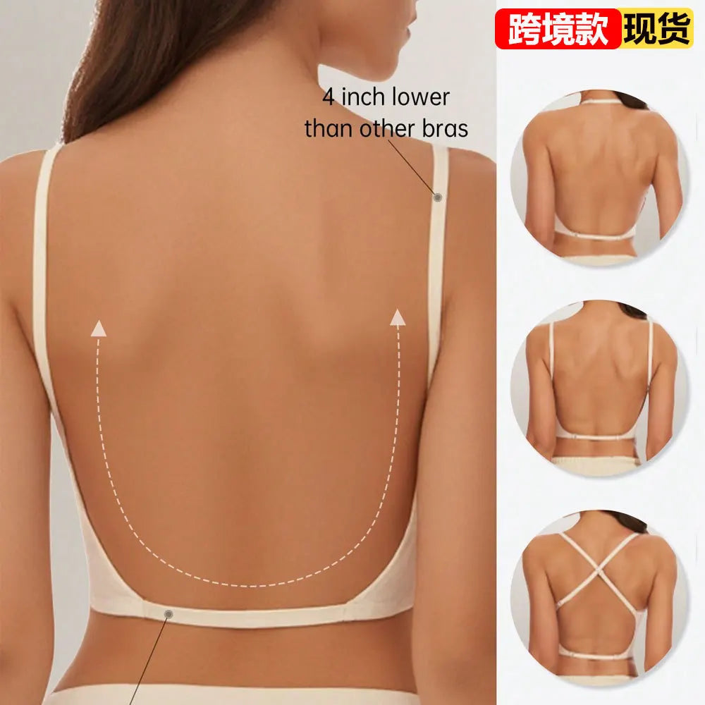 Invisible Deep U Plunge Bra
